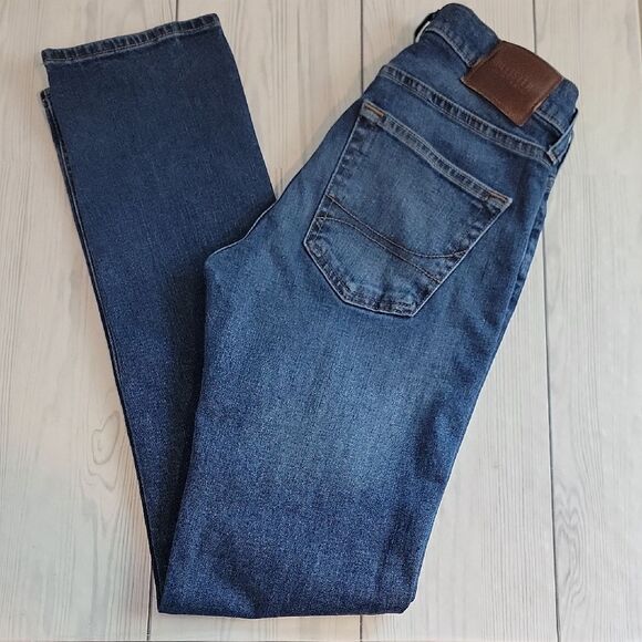 Hollister Denim - Hollister Epic Flex Slim Straight Blue Denim Jeans Womens Size Waist 28"